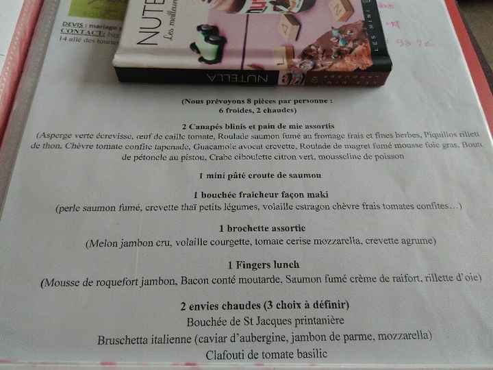 Cb et quels amuses bouches pour le vh? - 1