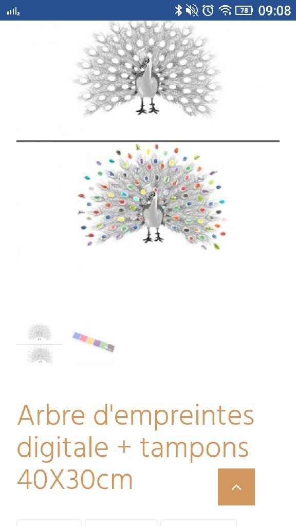 Paon à empreinte - 1