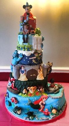 Inspirations Wedding cake Theme Disney 2