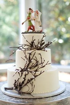 Inspirations Wedding cake Theme Disney 4