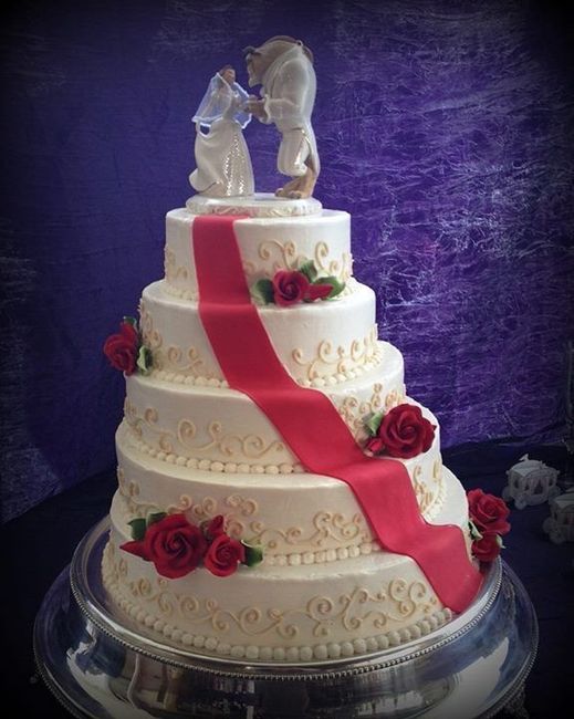 Inspirations Wedding cake Theme Disney 5