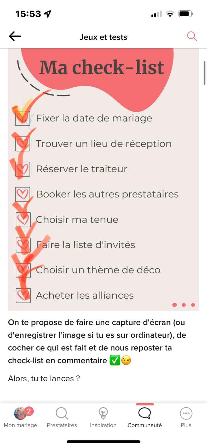 BONUS : Une check-list à cocher ✅ - 1