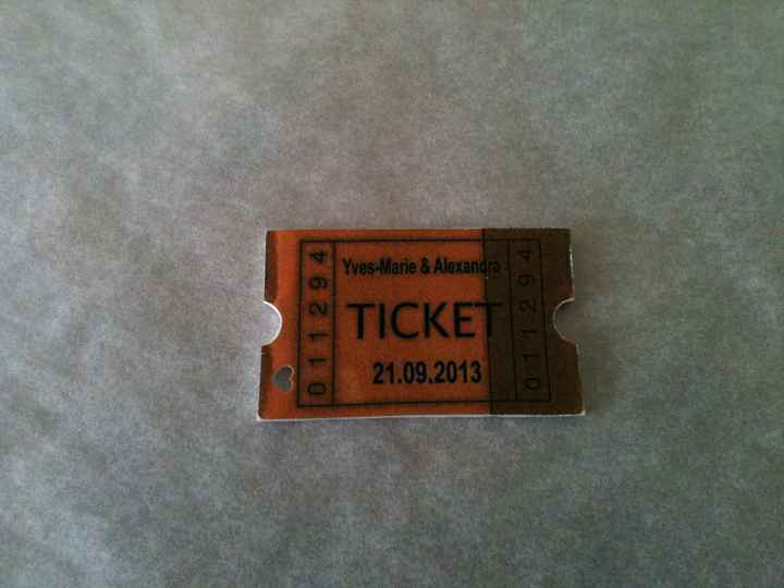 ticket de ciné