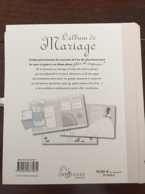 L’album de Mariage , édition Larousse 💍👰🏽🤵🏻📔 30