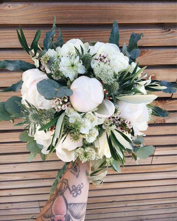Quelques bouquets de mariée blancs - inspiration - 1