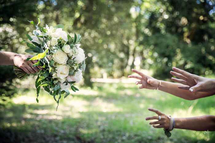 Quelques bouquets de mariée blancs - inspiration - 2