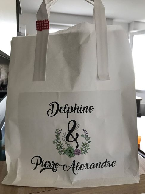 Sacs pour les invités - 1