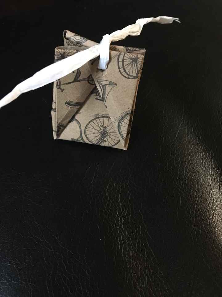 Essai contenant dragées en origami - 3