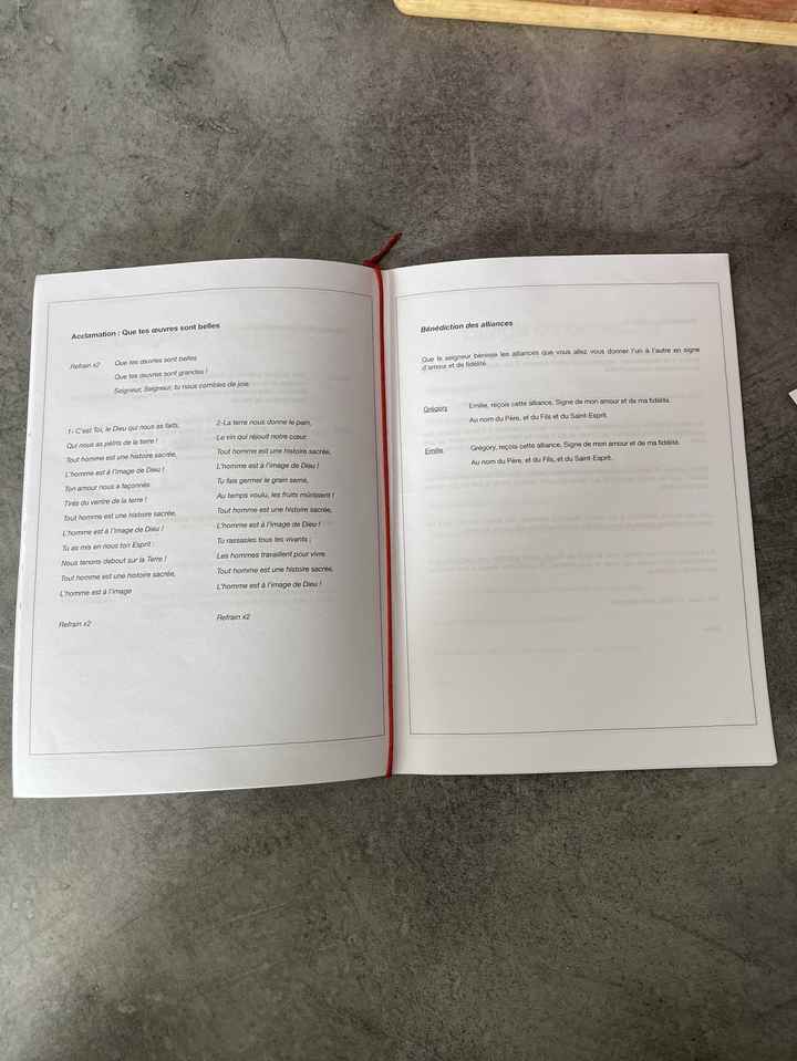 Livret de messe - 2