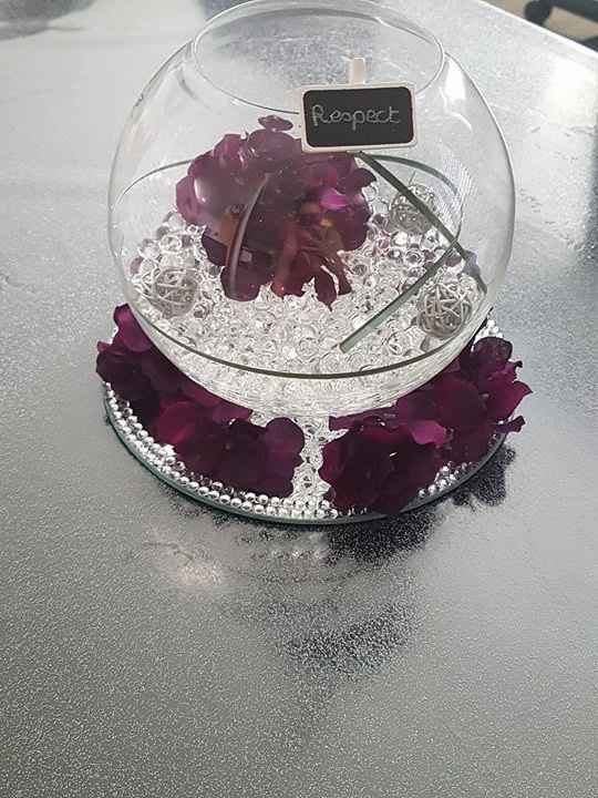 Centre de table invités