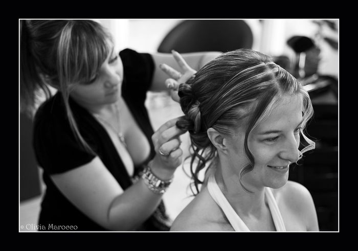 Chez la coiffeuse