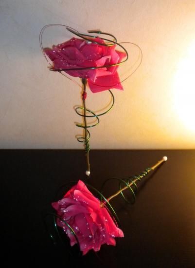 Porte-alliances en forme de roses