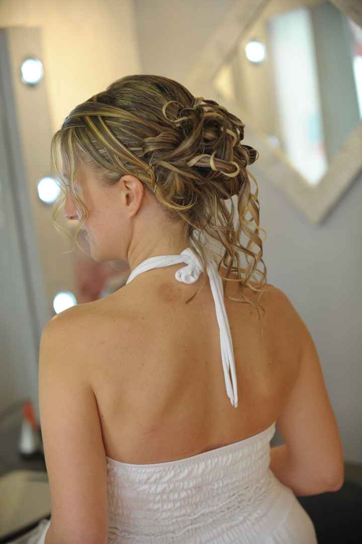 Ma coiffure de mariÃ©e