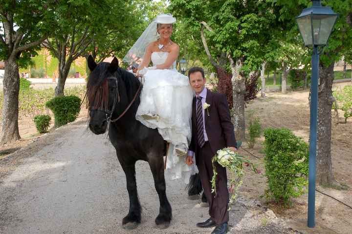 Robe de mariée discount cavalière