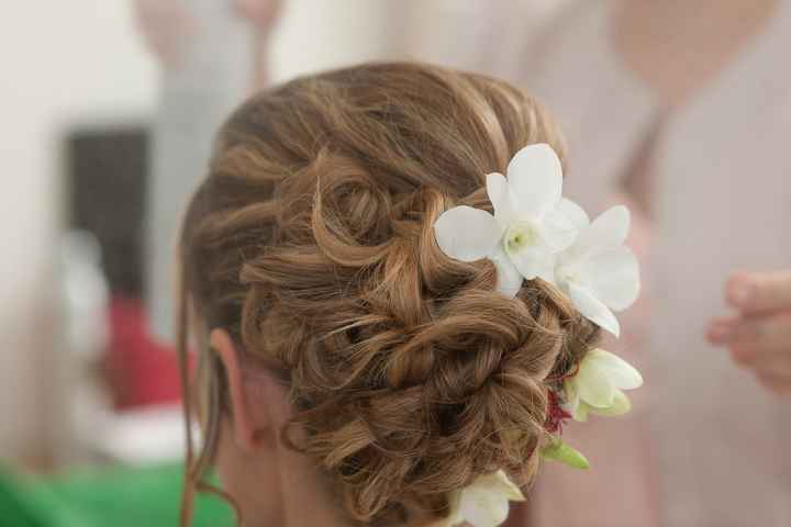 Coiffure jour J dos gauche