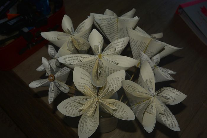 fleurs en papier 