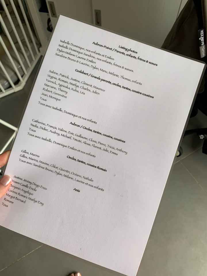 📸 Prévois tu un listing photo ? - 1