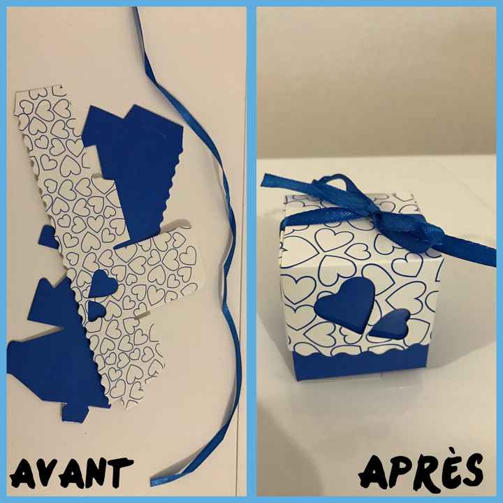 J'ai reçu mes boîtes à dragées - 1