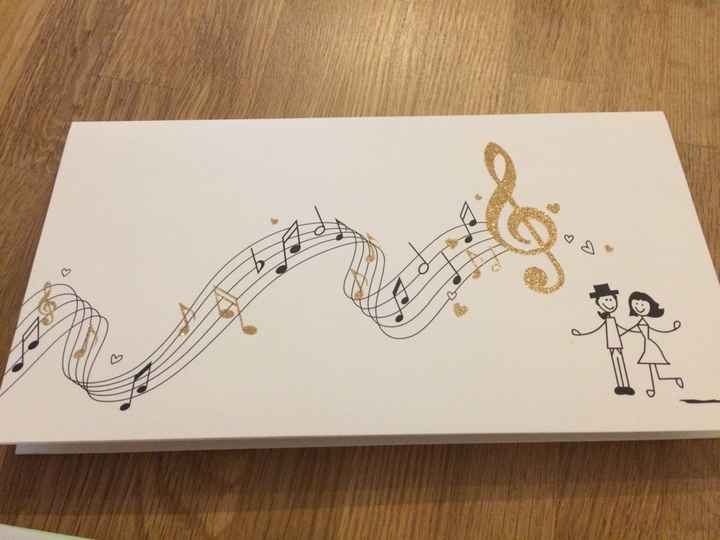Nos faire-parts theme musique - 1