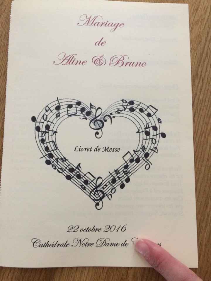 Diy du jour : le livret de messe - 1