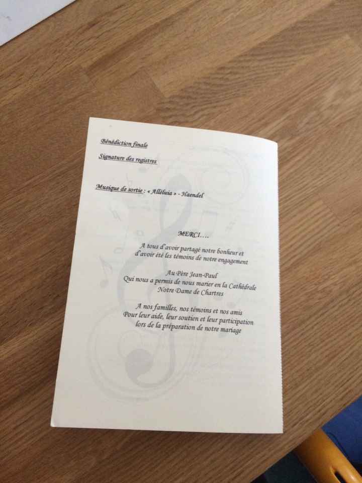 Diy du jour : le livret de messe - 3