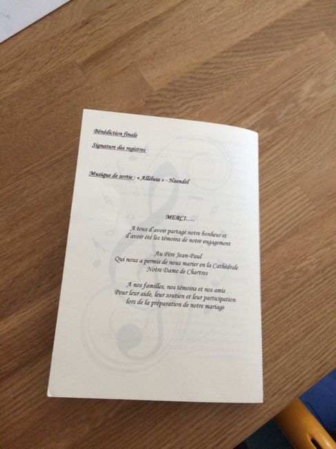 Diy du jour : le livret de messe - 3