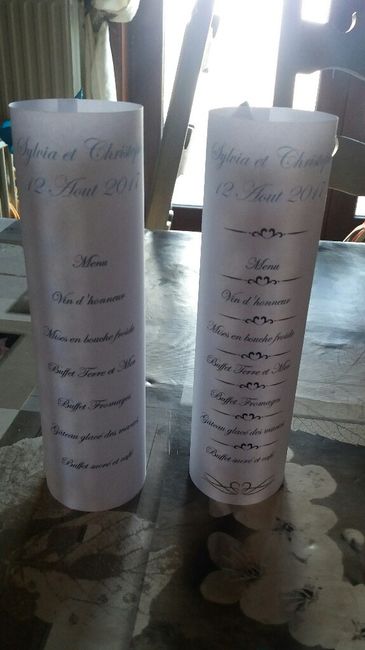 Création presentation "menu" - 1