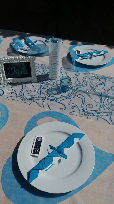 Essai table décorée - 2