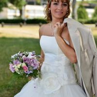 Photo de moi avec la veste de chéri