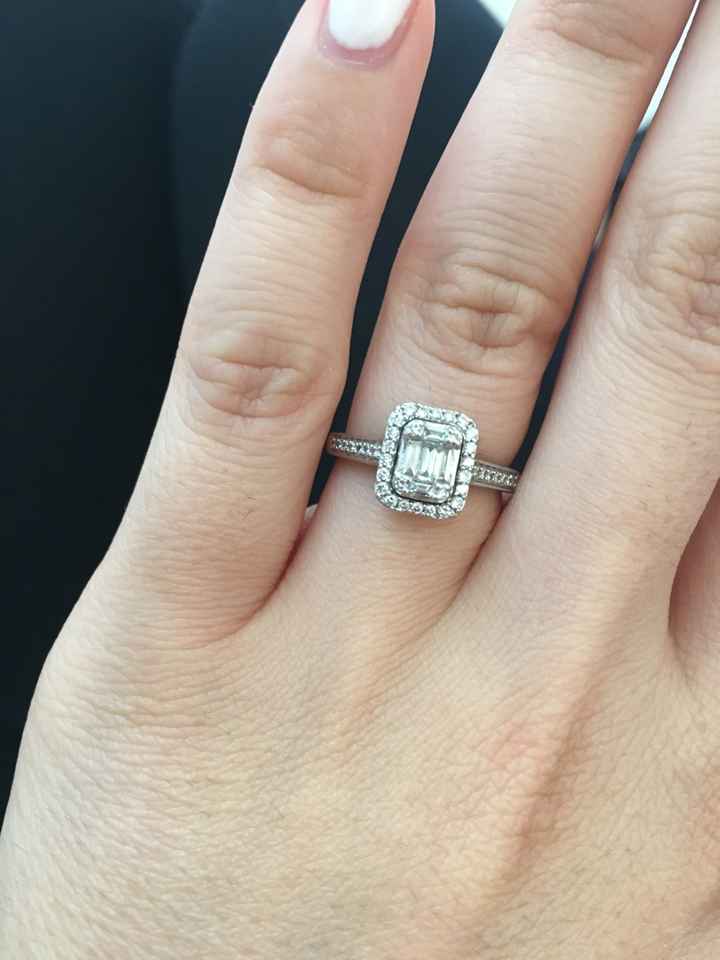 Bague de fiançailles et alliance - 1