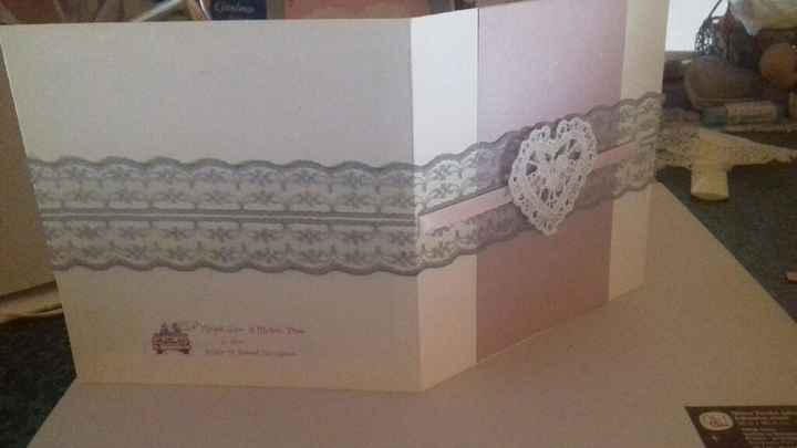  Fabrication Faire part..... intérieur. ...  Help. ..😀 - 1