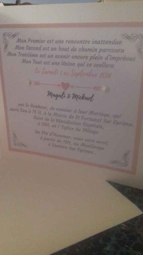 Faire part fait main..😍😍😍 - 3