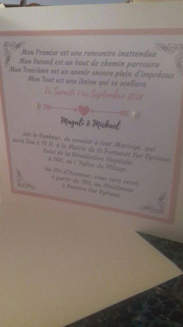 Faire part fait main..😍😍😍 - 3