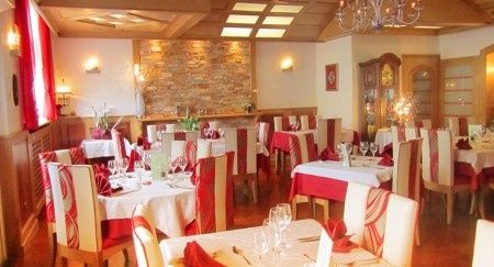 La salle du restaurant pour le repas