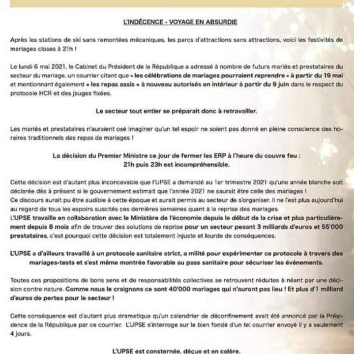 Mariage le 22 mai et je suis perdue - 1