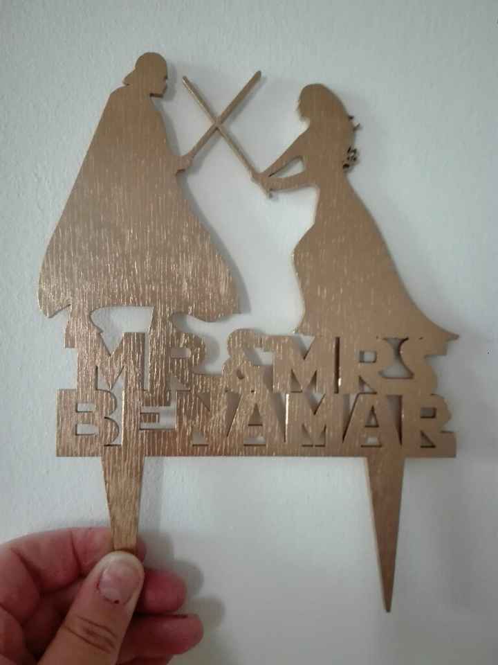  Cake topper reçu .... - 1