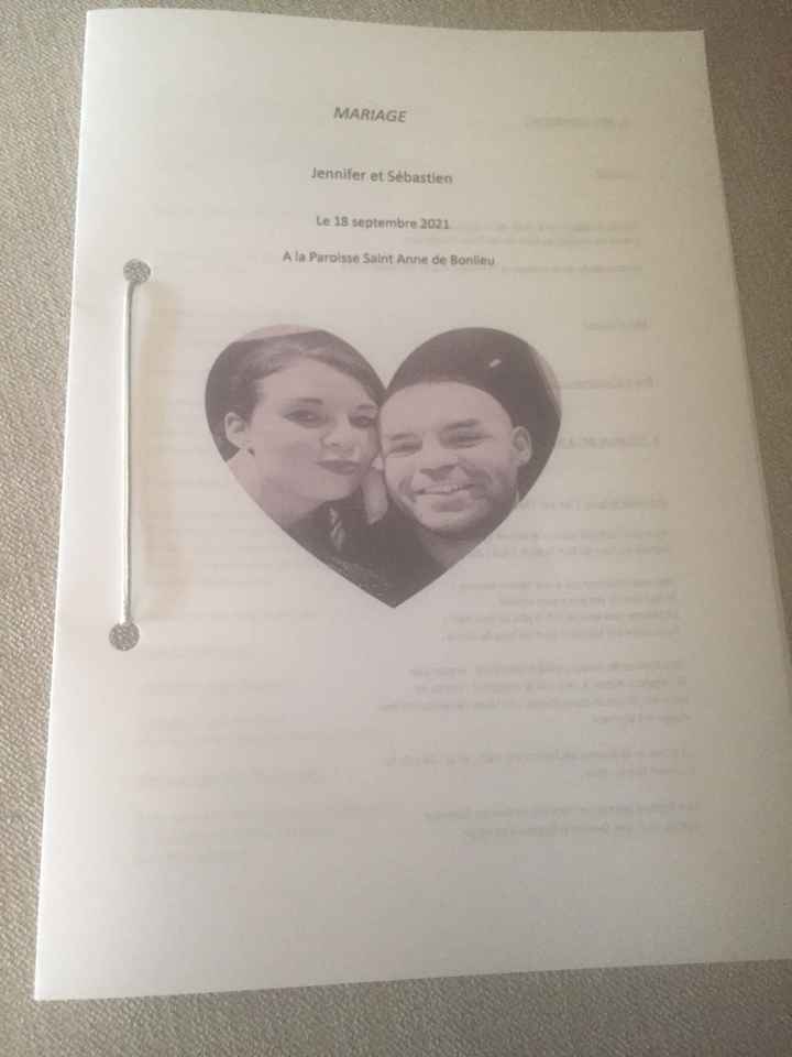 Livret d’église - 1