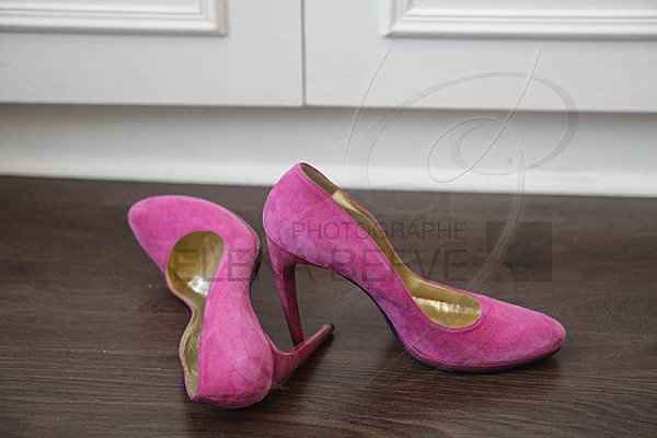 chaussures fushia