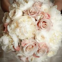 Bouquet champetre chic, rose - 1