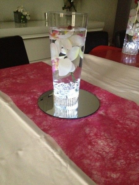 Vase pour les tables des invités