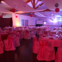 la salle préparée la veille