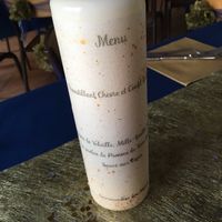 Menus sur bougies