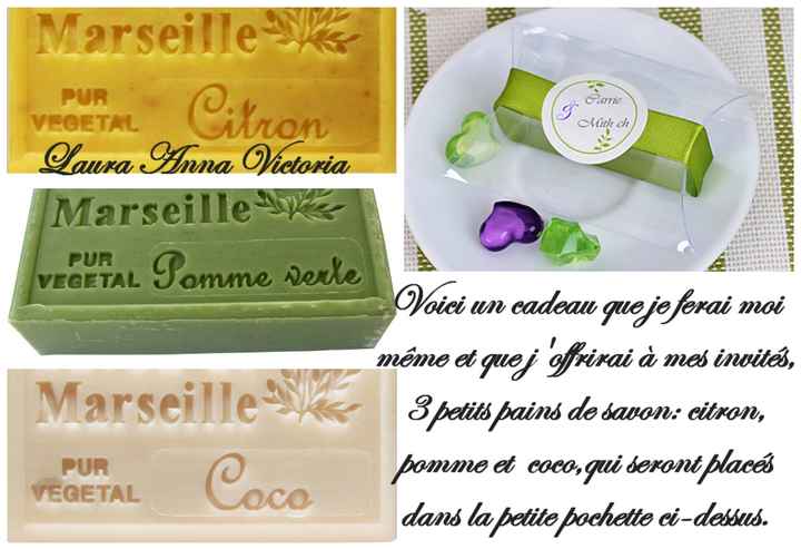Cadeaux des invités n°1