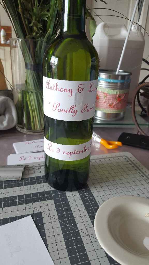 étiquettes bouteilles de vins. - 1