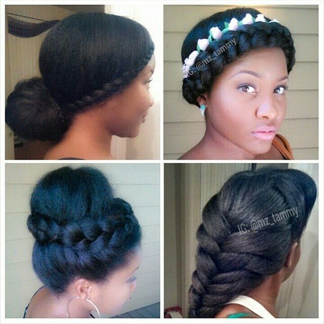 Coiffure cheveux afro 