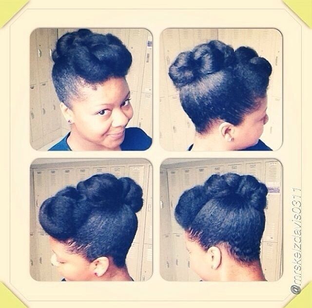 Coiffure cheveux afro 