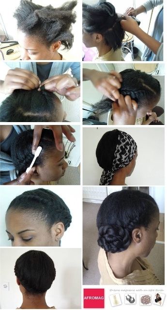Coiffure cheveux afro 