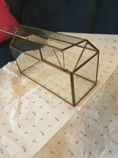 Urne laiton verre 3