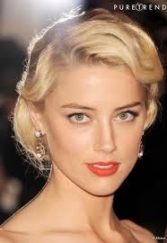Chignon Amber heard