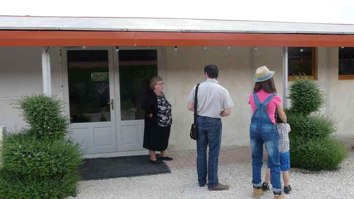 L'entrée de notre salle